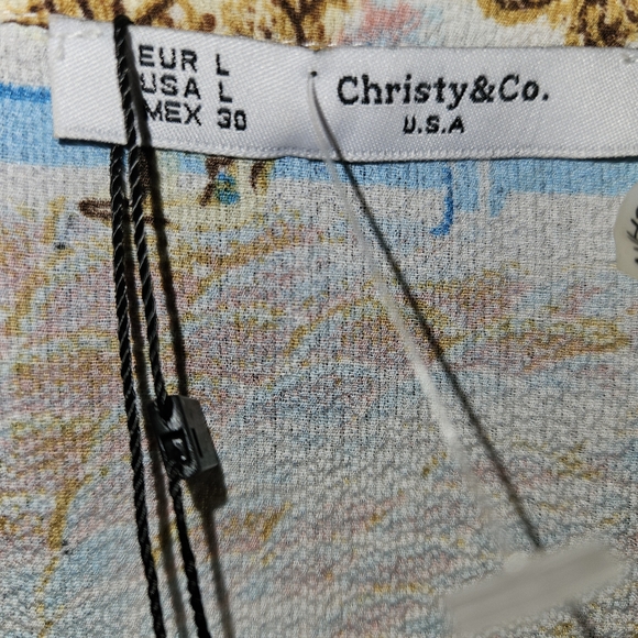 Christy Multicolor Button Down Shirt - Picture 3 of 3